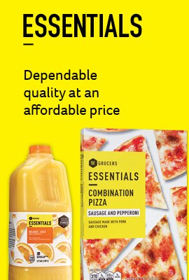 SE Grocers Essentials Dependable Quality at an affordable price